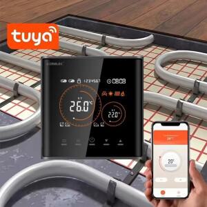 Tuya WIFI 바닥 난방 온도 조절기 16A 3A 스마트 홈 Alexa  Google  Yandex 제어 기능 포함
