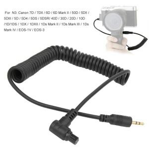2.5mm N3 원격 제어 셔터 연결 케이블 코드  니콘 호환 D3100/D3200/DF/D7000/D7100/D5000/D5100/D5200/D53