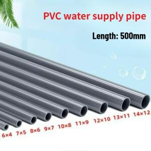 OD 5mm~75mm 다크 그레이 PVC 파이프 정원 관개용워터주기 부속품 견고한 원형 튜브 고강도워터 DIY 케이블