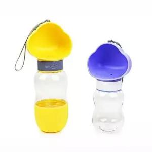 [반려] 휴대용 반려동물 물통 물병 350ml 포함 그릇 산책용품 산책 강아지 식기 물