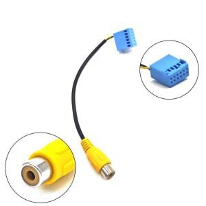 폭스바겐호환 골프 MK5 MK6 VI 파사트 B6 투란 MIB RCD330 차량 후방 카메라 RVC RCA 케이블 12핀 어댑터
