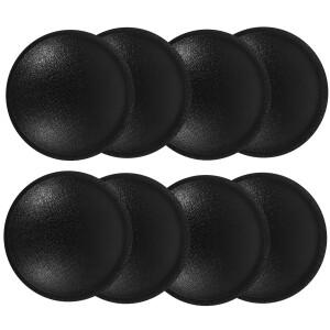 8개 스피커 먼지 캡 45mm 블랙 페이퍼 콘 교체용 오디오 유지보수 DIY 수리 키트 범용 서브우퍼