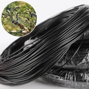 1/2 롤 알루미늄 와이어 식물 지지대 1/1.5/2/2.5/3mm 분재 장식 수제 DIY 모양 정원 액세서리