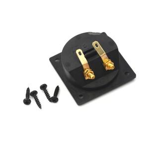(C)1Pc 2방향 스피커 박스 터미널 바인딩 포스트 컵 DIY 홈 카 스테레오 스크류 커넥터 서브우퍼 플러그