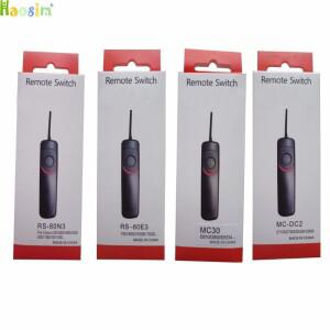 니콘 호환 캐논호환 카메라용 원격 셔터 릴리스 제어 코드  MC-30 MC-DC2 RS-60E3 RS-80N3  로트당 10 개