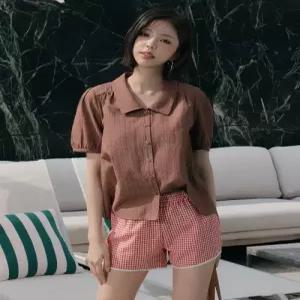 김고은 3PACK 26SS 아일렛 블라우스