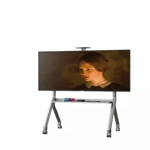 이동식 TV 거치대 셋톱박스 대형 티비 스탠드 75인치