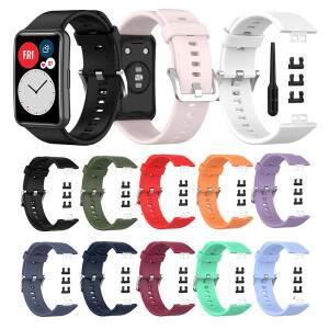 Huawei Watch Fit용 실리콘 스트랩(TIA-B09/B19) 스마트워치 밴드 New/Special Edition
