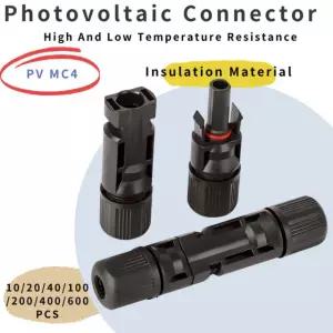 600 400 200 100 10PCS 태양 전지 패널 커넥터 키트 PV 플러그 1000 10pcs(5pairs)
