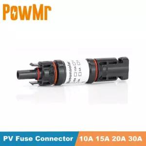 PV 퓨즈 커넥터 태양 전지 패널 내부 방수 홀더 보호 10A 15A 20A 30A 10 Fuse 10A