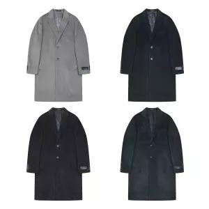 역시즌 25 FW 캐시미어 울 혼방 기본 체스터코트 4종 FLLAX7331 421039 파렌하이트