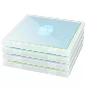 스크랩북 도구 미술 용품을 보관하기 좋은 4팩 구성의 아트 정리함 4 pack