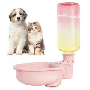 16온스 케이지 장착형 소형견 고양이 토끼용 자동 물병 급수기 디스펜서 16oz COrange