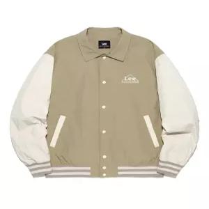리 리 라이더스 바시티 자켓 베이지 스타디움재킷 스타디움점퍼 LE2501JK03BE