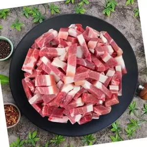 VGD 국내산 앞다리살 미전지 찌개 1.5mm 기둥모양 1kg 업소용