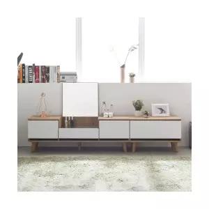 C751 시즌3 투서랍 좌식화장대+보조장 600 세트 5colors