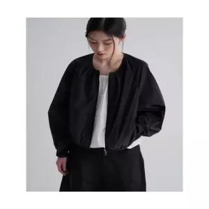 에잇세컨즈 라운드넥 경량 점퍼 블랙 사파리 야상재킷 356439WC15 6299933