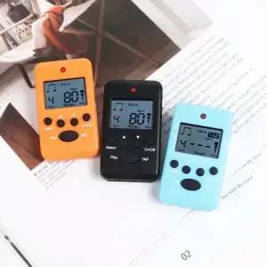 디지털 메트로놈 미니 클립 온 LCD 볼륨 조절 가능한 휴대용 피아노 기타 플루트 바이올린 드럼