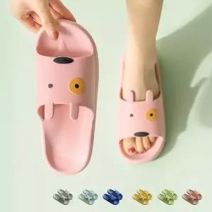 키밍 가정용 강아지 슬리퍼 욕실용 논슬립 여름 캐릭터슬리퍼