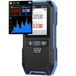 FNIRSI ERD-10 EMF 검출기 커브 디스플레이 방사선 측정기 가정 사무실 유령 사냥용 충전식 리더 전자기장 검출기