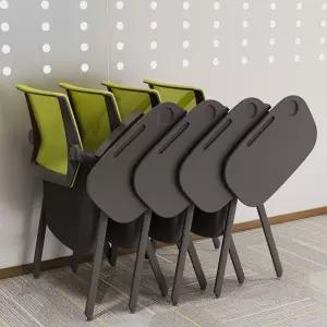 회의실 강의실 이동식 회의용 일체형책걸상 접이식 책걸상