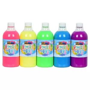 뭉게구름 거품물감 1000ml 5색 세트