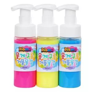 뭉게구름 거품물감 150ml 3색 A 세트
