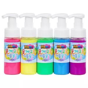 뭉게구름 거품물감 150ml 5색 세트