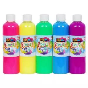 뭉게구름 거품물감 250ml 5색 세트