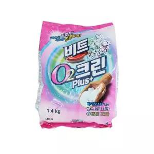 비트 O2 크린 플러스 가루 세탁세제 드럼겸용 1.4kg