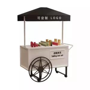 원목 꽃마차 매대 꽃집 마차 화분 다이 가판대 정원