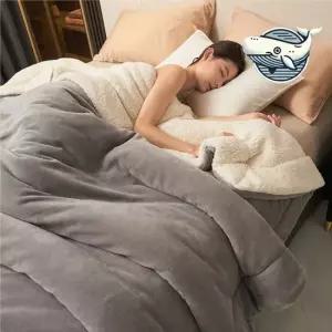 소프트 극세사 두꺼운 담요 따뜻한 포근함과 이불 포근 겨울 무릎 차박 사무실 야외 학교