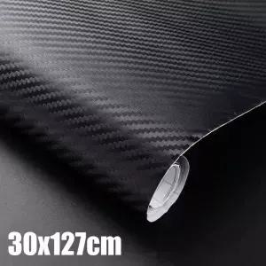 30x127cm 자동차 3D 탄소 섬유 롤 필름 스티커 DIY 비닐 자동 인테리어 스타일링 장식 데칼