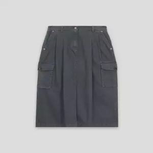 [백화점 홈쇼핑 정품] 코데즈컴바인 데님라이크 카고포켓 스커트 CKA-SK502W2