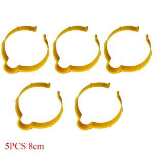 5PCS 비닐 포장 도구 탄소 섬유 호일 필름 롤 클립 스토리지 코일 후프 링 자동차 랩 스티커 데칼 시트 루