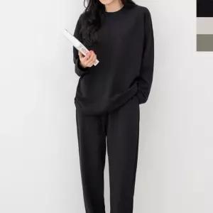 고품질 여자일자밴딩세트 트레이닝세트 1P 루즈핏 일자팬츠 루즈핏일자팬츠 (WA2593E)