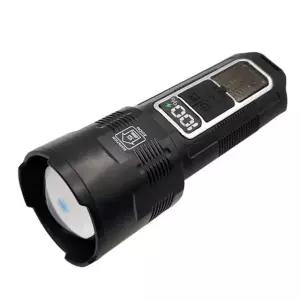 대형 LED 충전식 줌 서치 야외 라이트 손전등 후레쉬 충전후레쉬 랜턴 (WF37564)