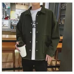 남성트러커자켓 2컬러 1P 데일리 남자 박시핏 봄자켓 박시핏자켓 (WA6F8EB)