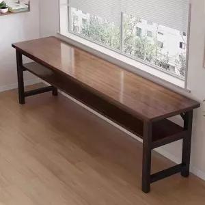 긴테이블 창가테이블 1인식사 책상 도서관 독서대 단층 사이드 80x40x75 블랙