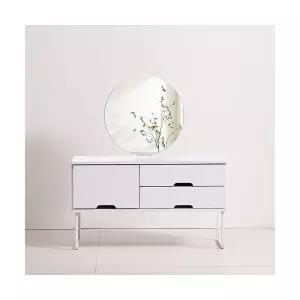 C7287 좌식 화장대 원형 거울 세트 850 2colors