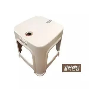 친절한탄씨 슈마켓 미니의자995 컬러랜덤 목욕의자 회전의자 팔걸이의자 사각의자 낮은회전의자