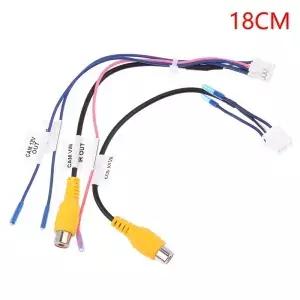 RCA 후진 후방 보기 케이블 어댑터 자동차 스테레오 라디오 DVD 모니터 커넥터 10 핀 백업 카메라용 1PC