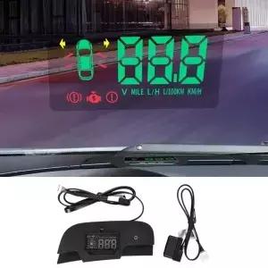 OBD2 HUD 자동차 속도 디스플레이 전압 다기능 계량기 프로젝터 헤드업 스마트 Fortwo Forfour에 적합