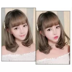 [ME7J2L2S66]뱅스타일(망포함) 기본 예쁜가발 가발