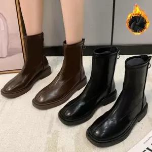 [MEL8M9MO66]캐주얼 베이직 여성부츠 패션 미들 부츠