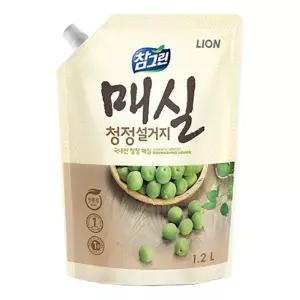 주방세제 참그린 매실향주방세제 1kg리필세제 리필세제 매실향