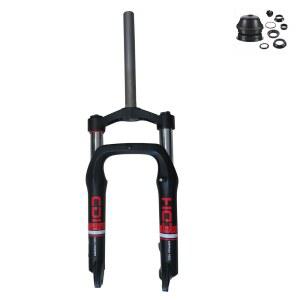 CDHPOWER 20인치 자전거 4.0인치 팻 타이어 서스펜션 포크 28.6MM 싱글 숄더 스트레이트 튜브 1-1/8인치 스레드리스 디스크 브레이크 자전거/트리사이클