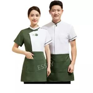 식당 홀서빙 반팔 홀직원 레스토랑셔츠 유니폼 호텔 셔츠