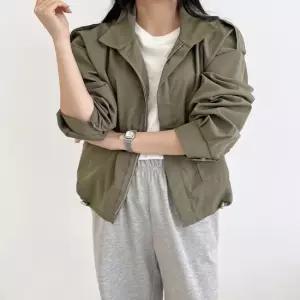 S81029 야상바람막이 KSS 여성오버핏 바람막이 아우터 점퍼 오버핏