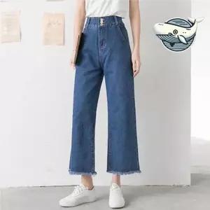 여유핏 데님 통바지 스트레이트 캐주얼 일상 여성편한바지 여자겨울바지 여성정장바지